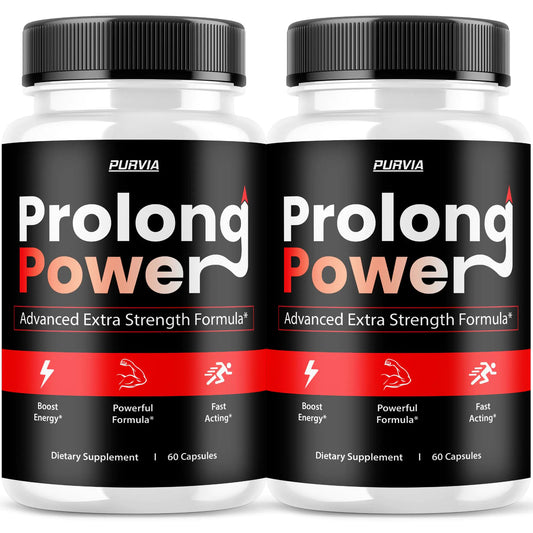 (2 Pack) Prolong Power Pills - Official Formula - Prolong Power Capsules Advanced Strength Formula Overall Wellness Prolong Powder Pills Supplement Maximum Wellness ProlongPower (120 Capsules)